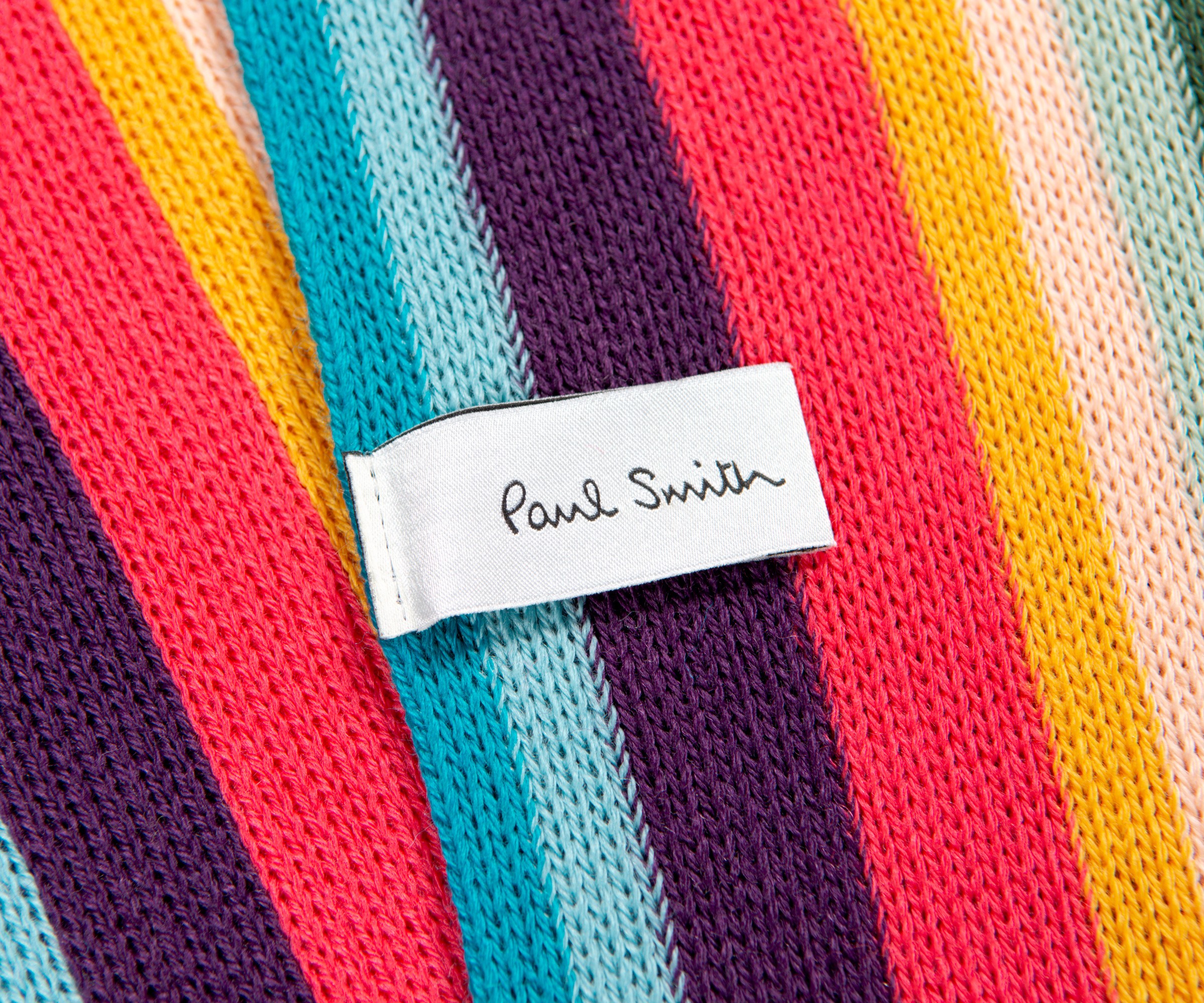 Paul Smith Artist Stripe Wool Scarf Multi