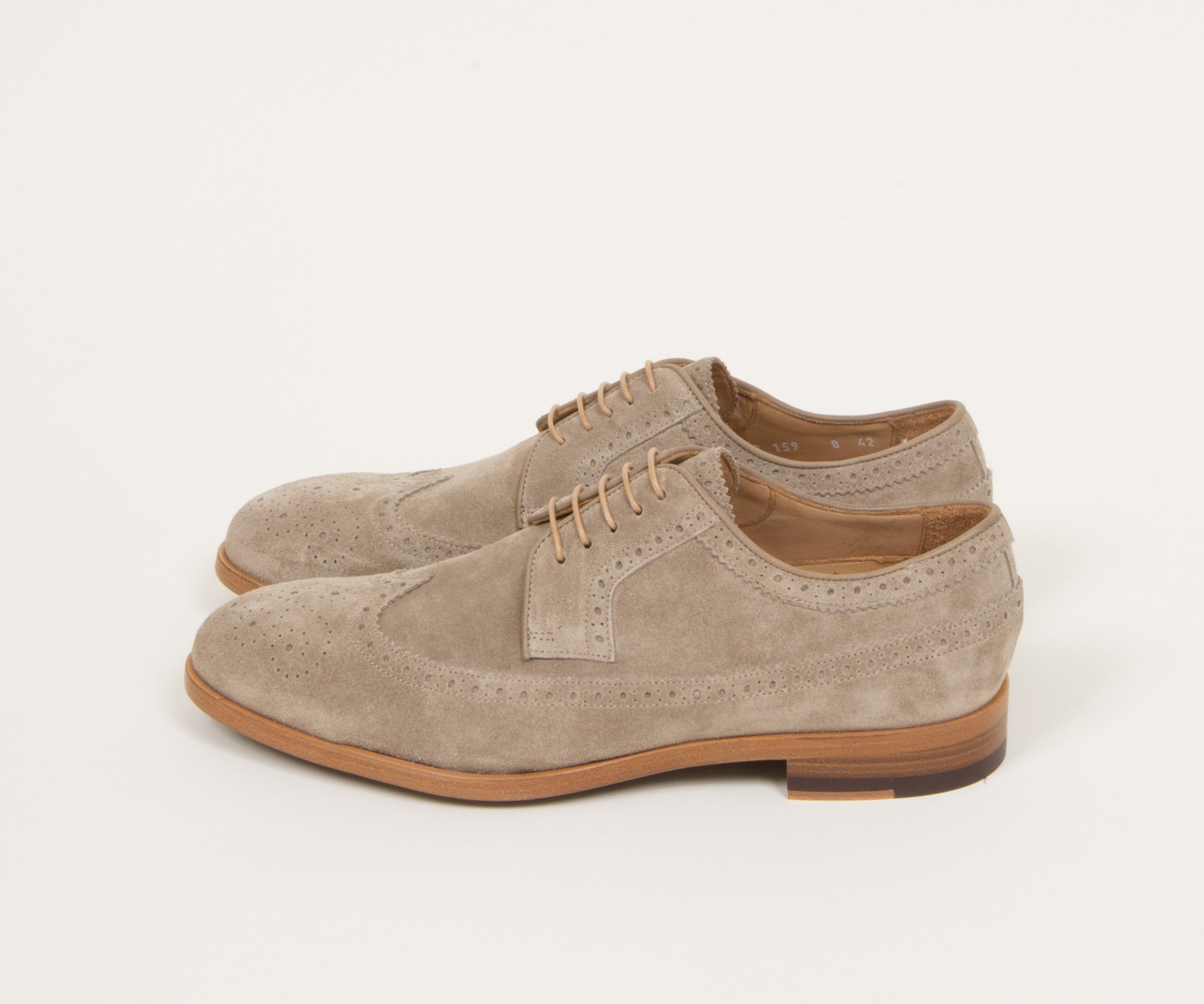 Paul Smith Shoes 'Talbot' Suede Brogue Beige