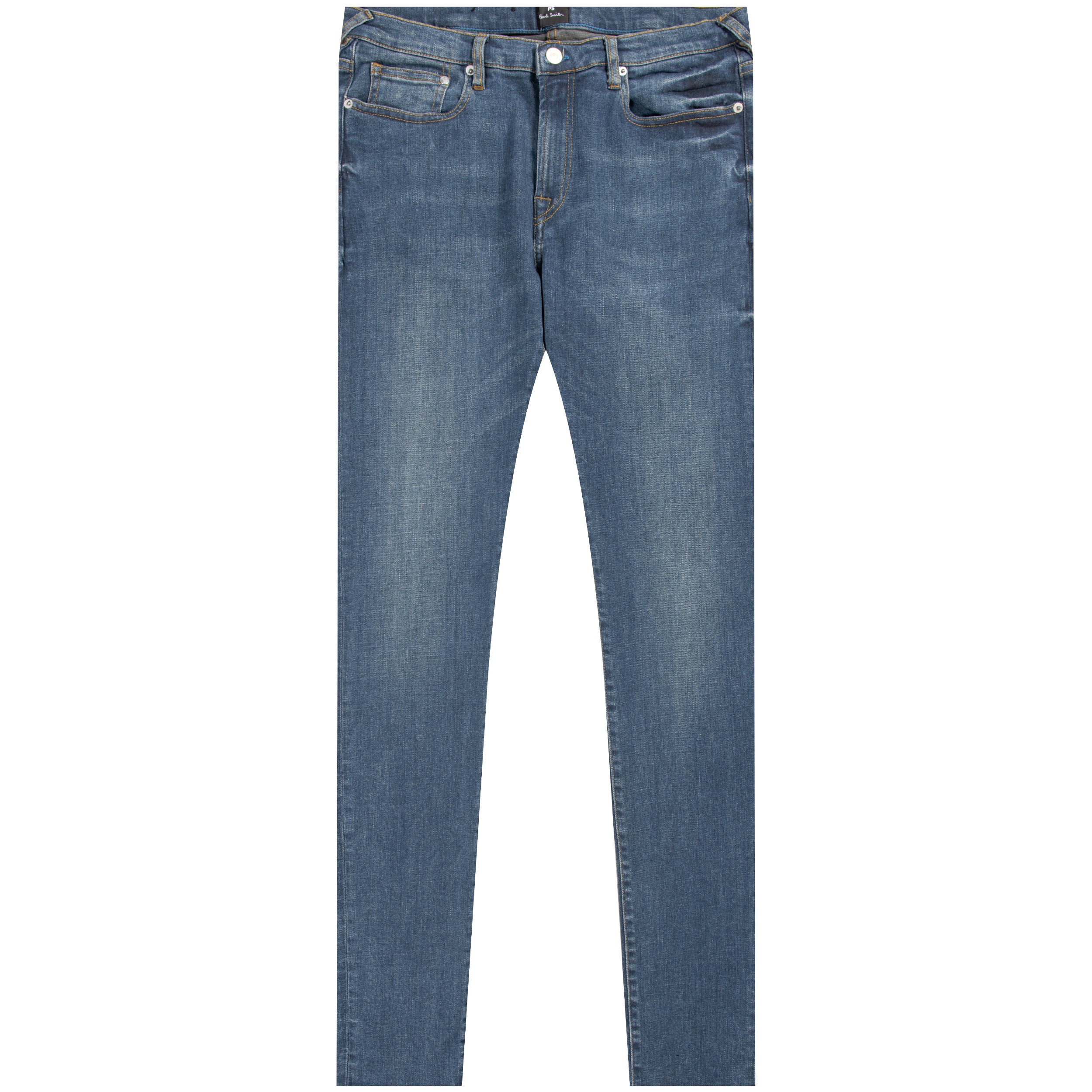 Paul Smith PS 'Tapered-Fit' Antique Wash Jeans Blue
