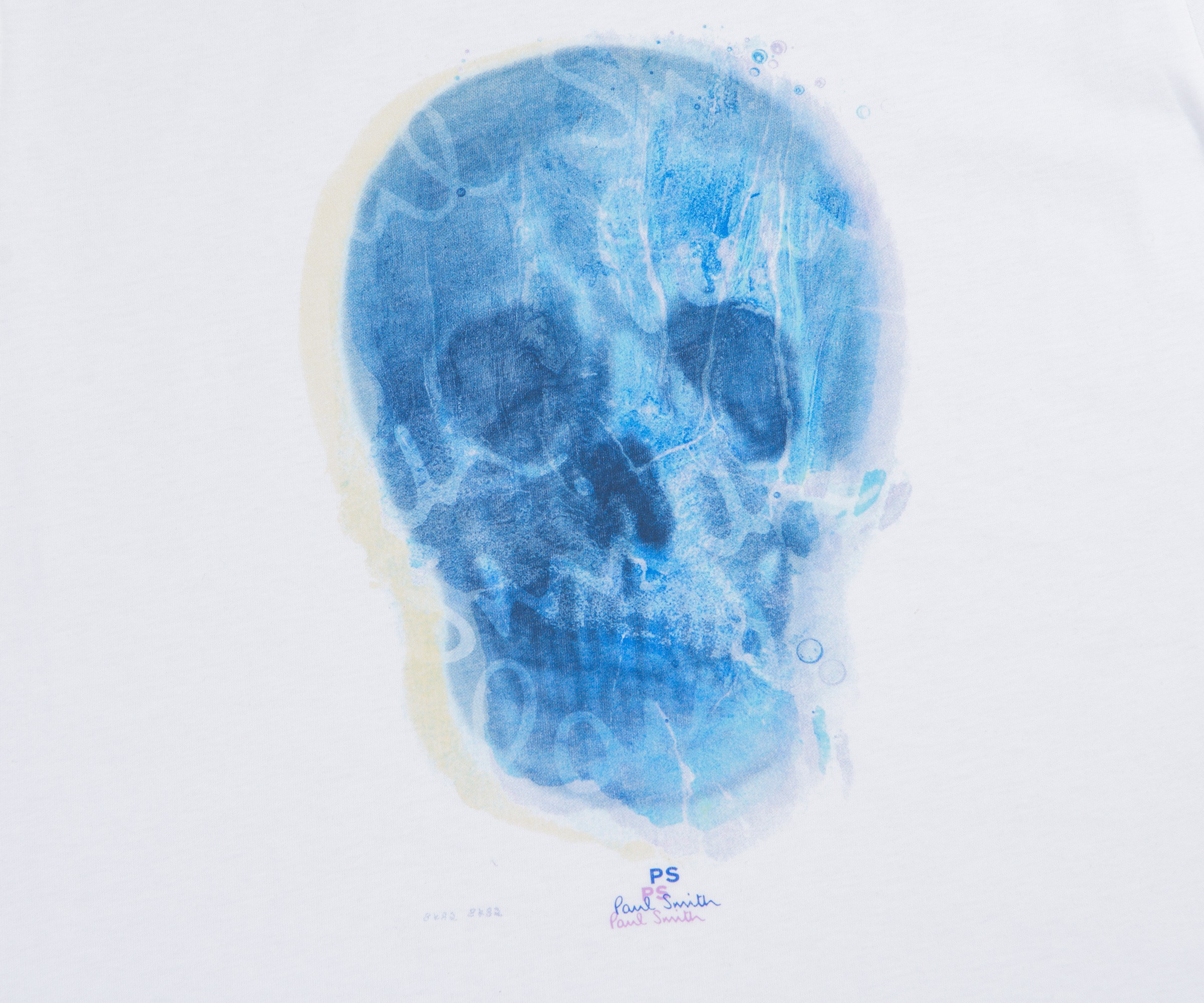 Paul Smith PS 'X-Ray Skull' Print T-Shirt White