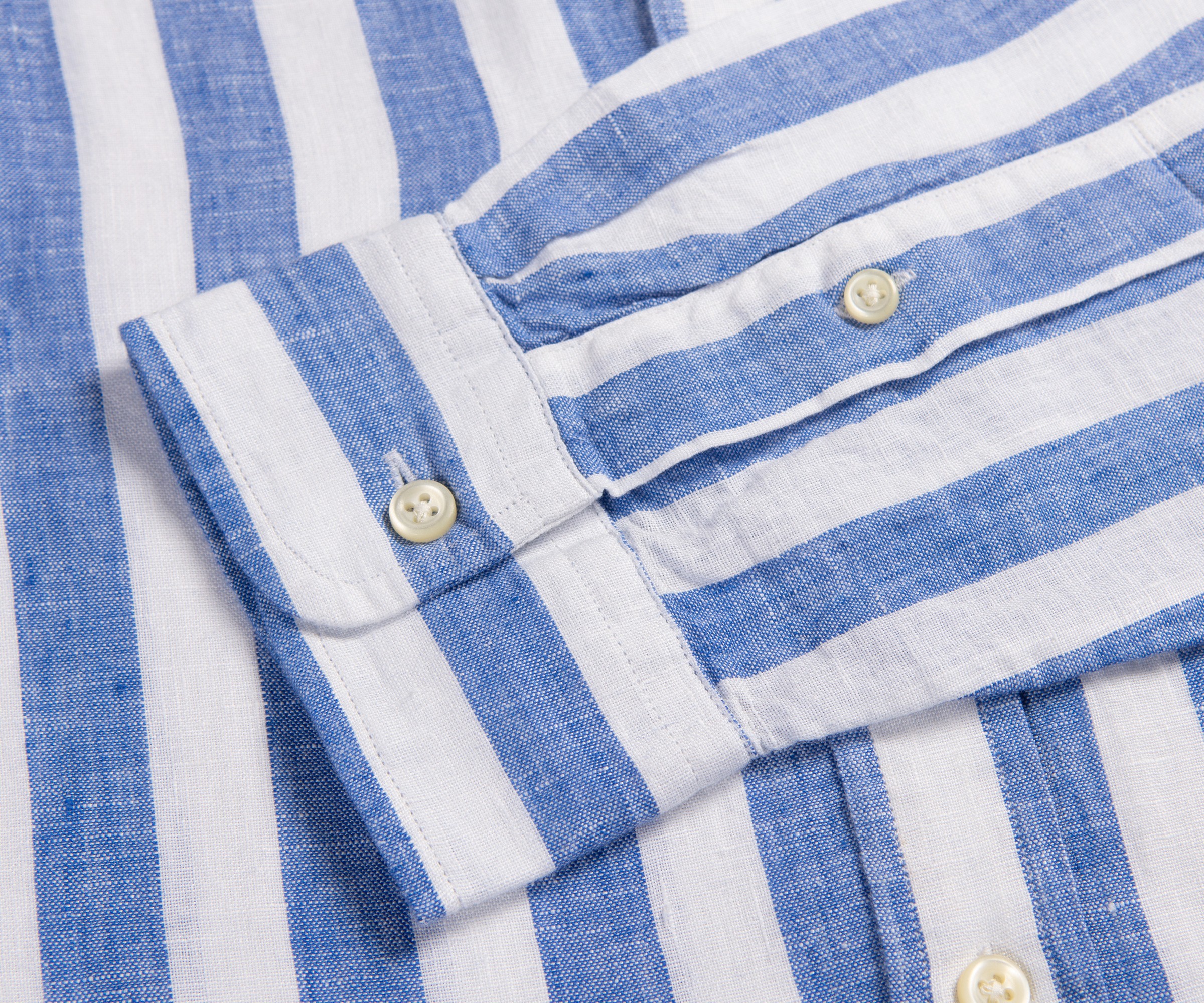 Polo Ralph Lauren Ralph Lauren Slim Fit Striped Linen Shirt Blue/White