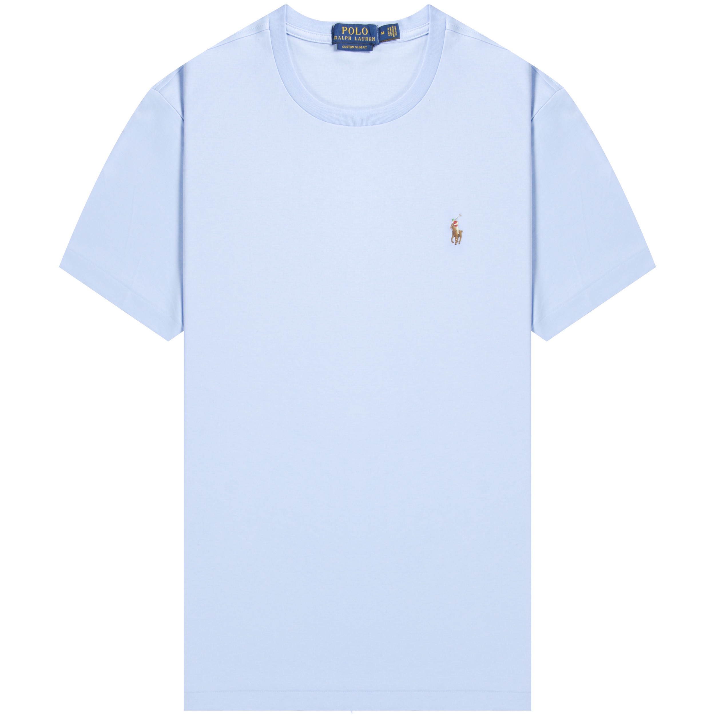 Polo Ralph Lauren 'Custom Slim' Soft Touch T-Shirt Sky Blue