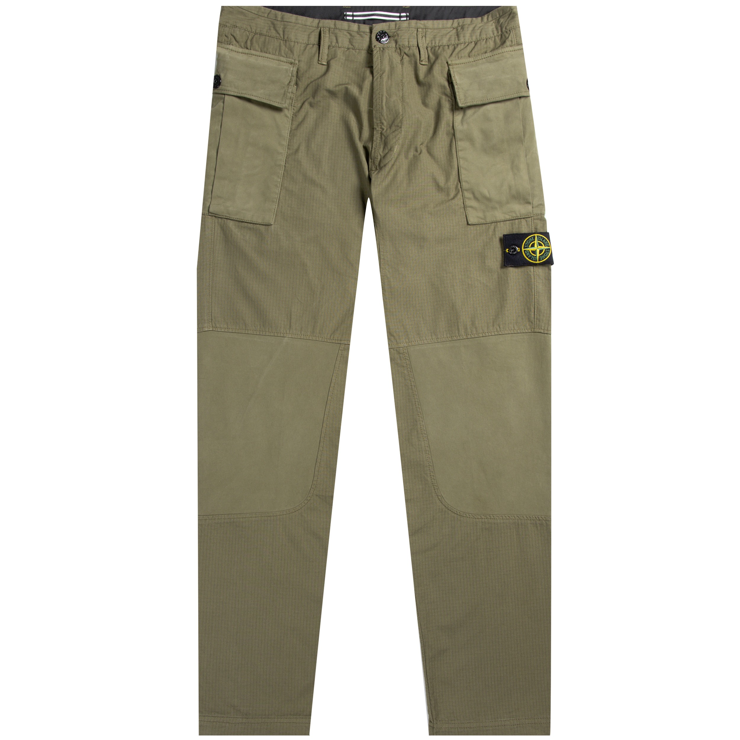 Stone Island Ripstop Cargo Trousers Olive Green