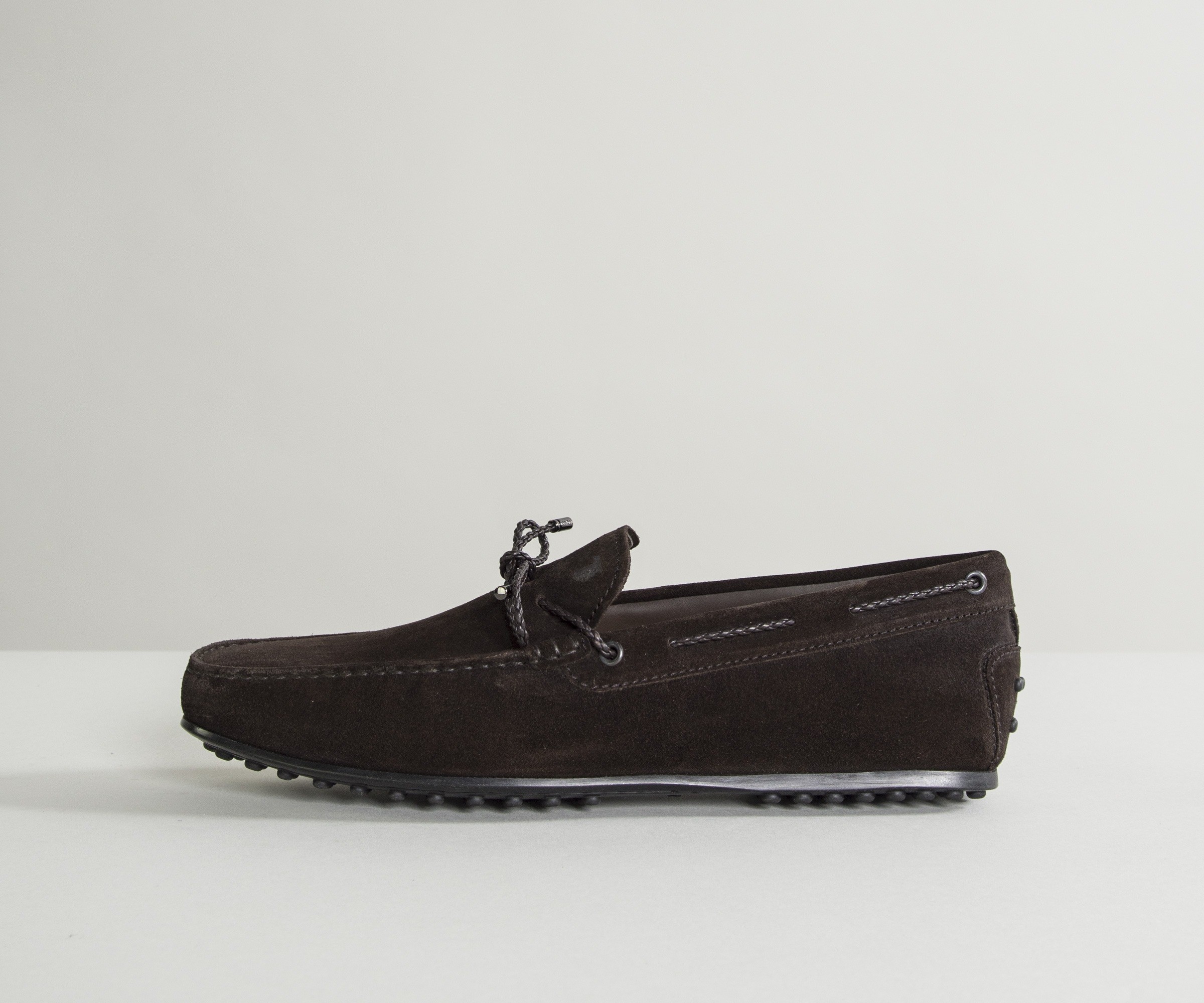 TODS 'Scooby Doo' City Full Rubber Sole Driving Shoes Brown