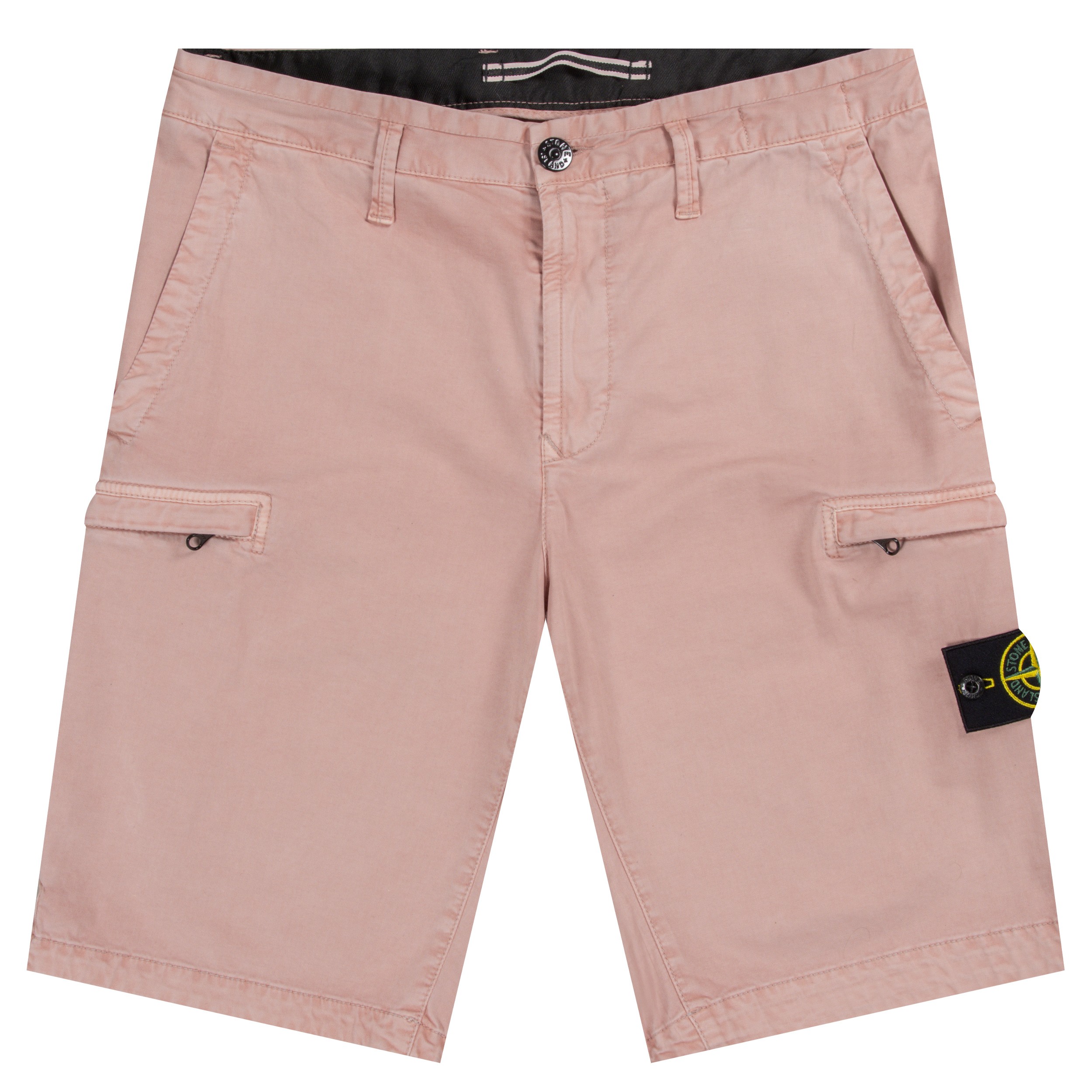 Stone Island 'Zip Pocket' Cargo Shorts Rosa