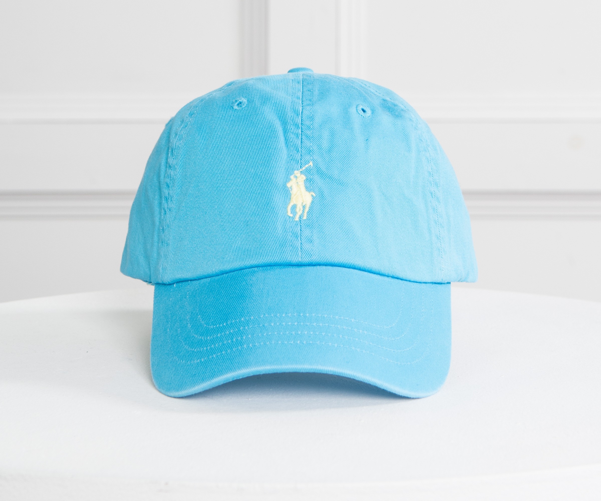 Polo Ralph Lauren Classic Cap Sky Blue With Yellow Horse