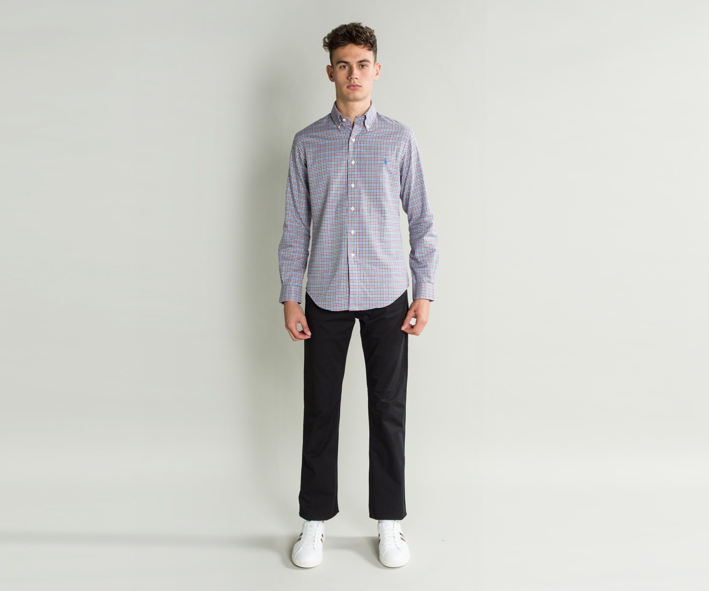 Polo Ralph Lauren Slim Fit Gingham Flannel Check Shirt Multi