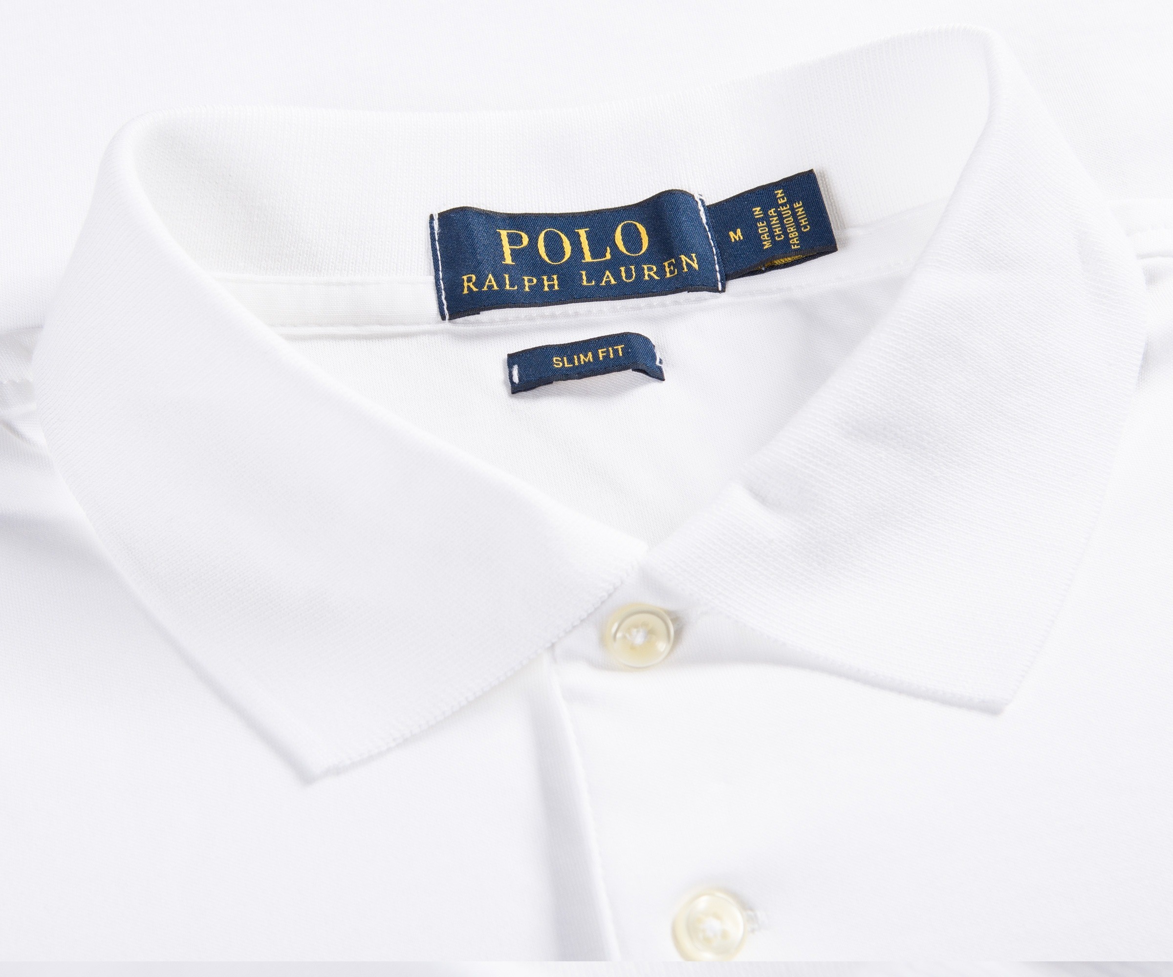 Polo Ralph Lauren Polo Shirt In White Pima Cotton Soft Touch