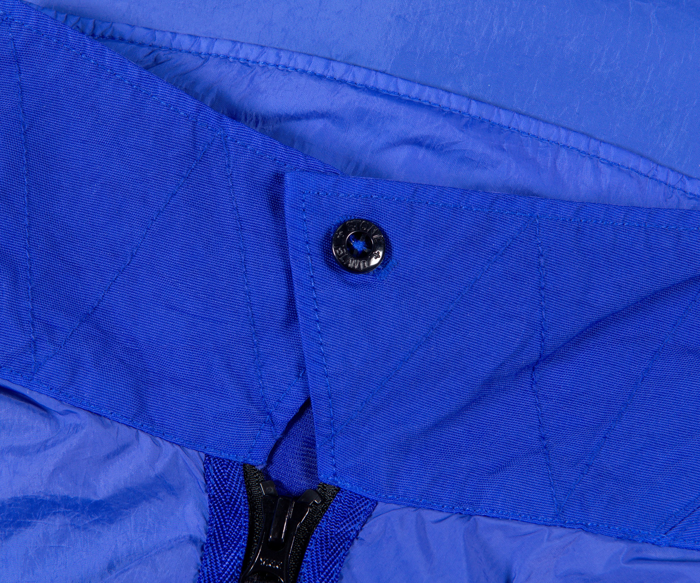 Stone Island 'Nylon Metal' Double Zip Pocket Overshirt Royal Blue