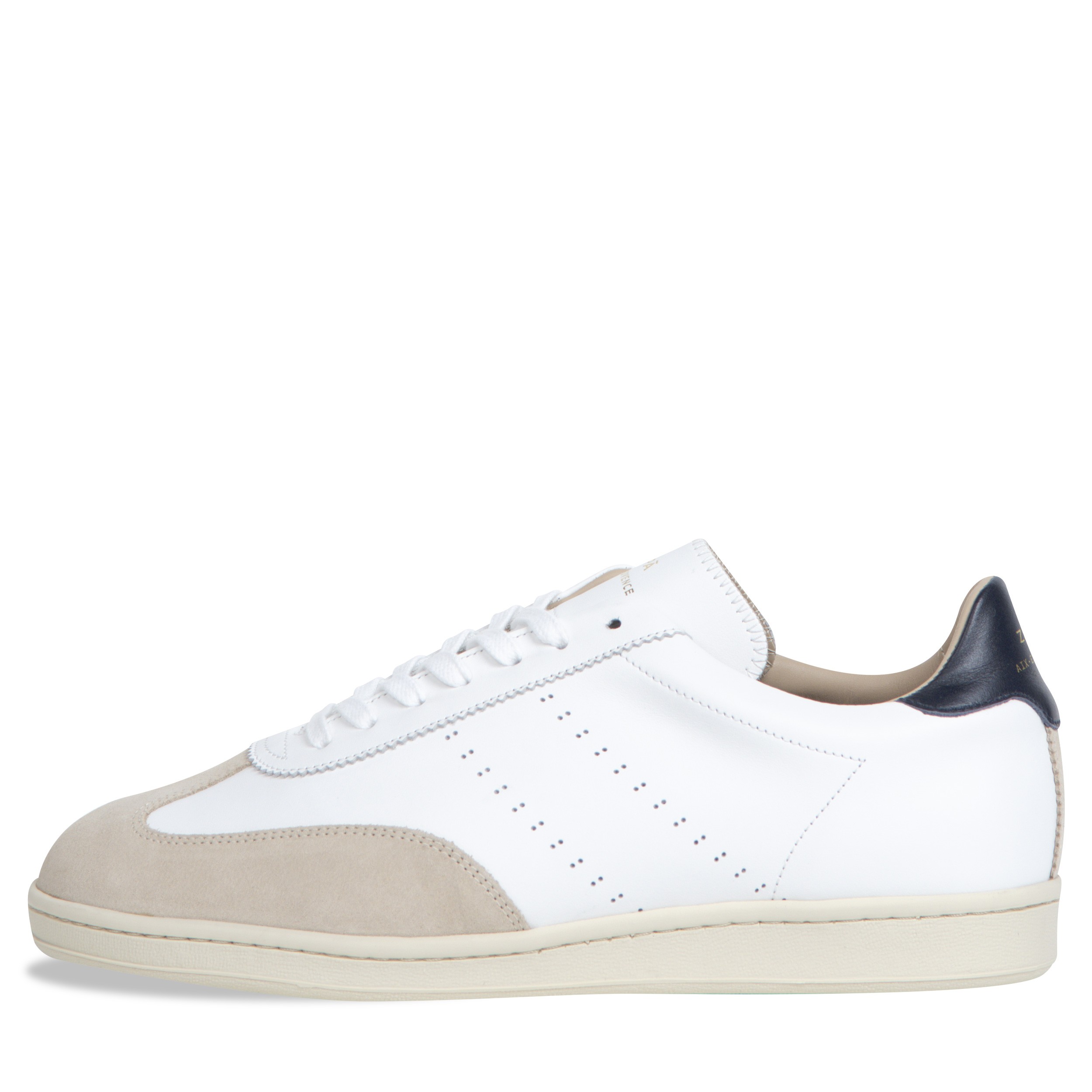 ZESPA 'ZSPGT' Leather Sneaker White And Navy