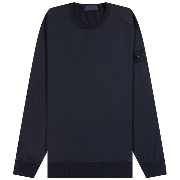 Stone Island Ghost Crew Neck Sweatshirt Navy