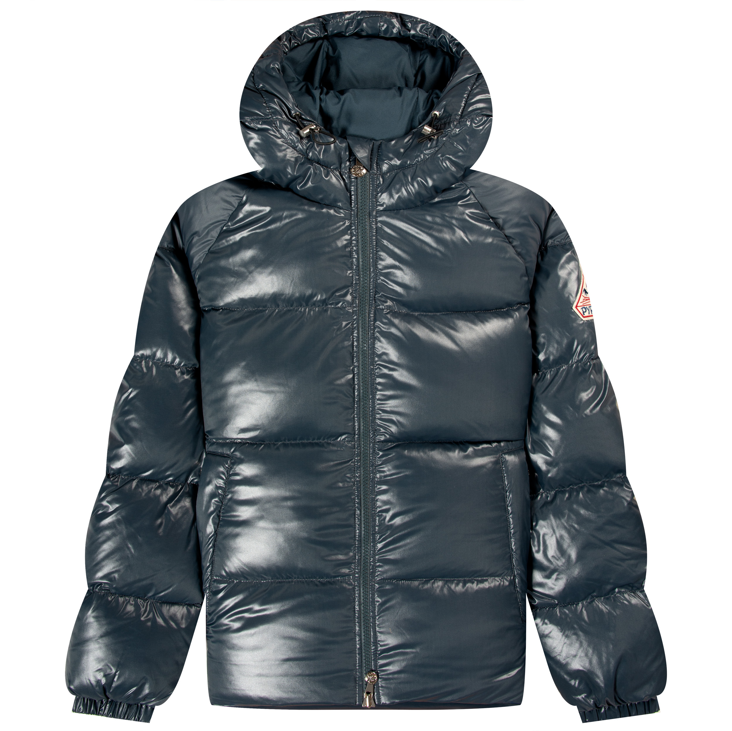 PYRENEX Sten High Shine Down Jacket Dark Slate