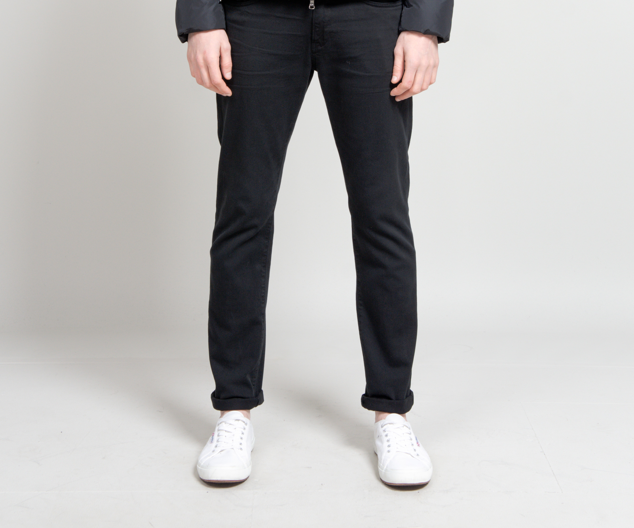 HUGO BOSS Delaware3-1 Cashmere Touch Jeans Black