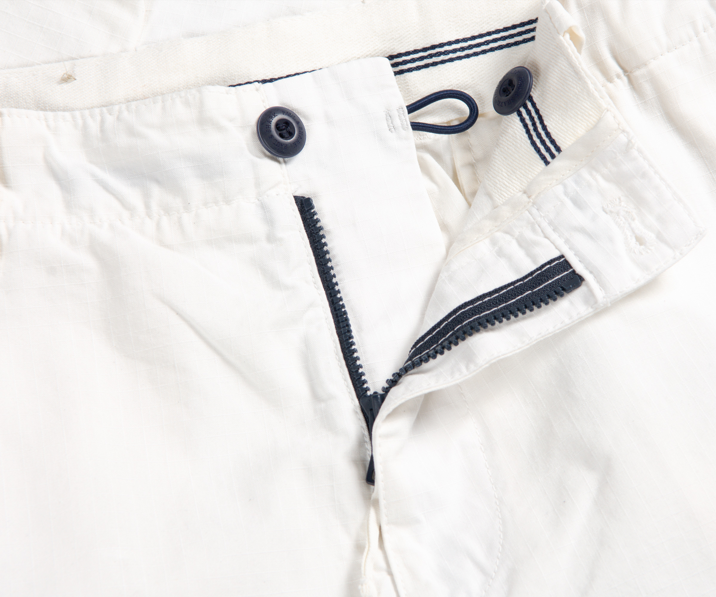 Paul & Shark Parachute Cargo Shorts White